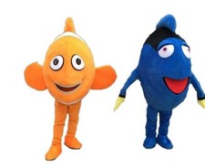 Mascotte Nemo e Dory pesce