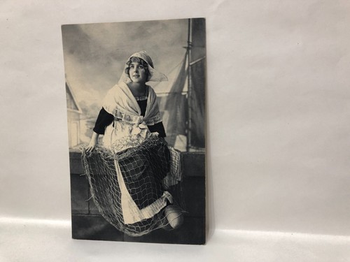 Cartolina costume olandesina - cartolina,