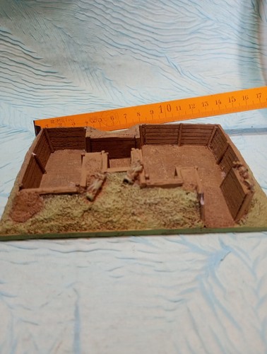 Trincea diorama guerra - diorama,