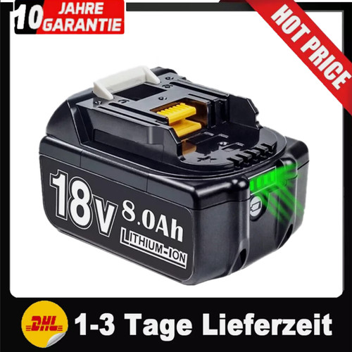 Per batteria makita 18 - 8,0,