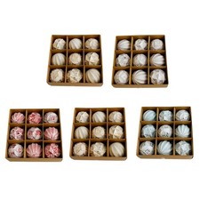 9 pezzi palline decorative di