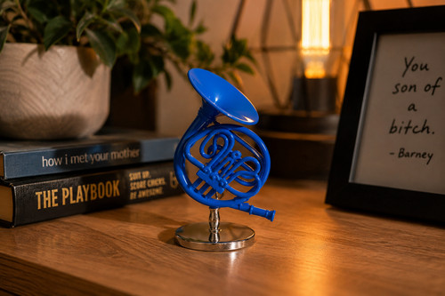 Replica corno francese blu