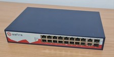 Switch SAFIRE PoE Ethernet 16 porte RJ45 10/100 Mbps + 2 Gigabit Combo Port