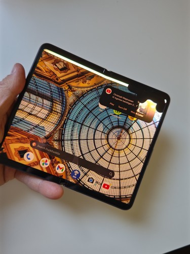 Google pixel fold - fold, nero