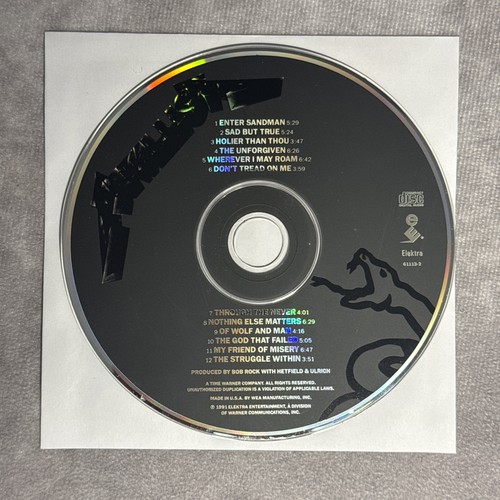 Metallica self titled black - self-titled,