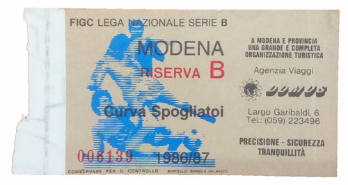 Modena biglietto stadio