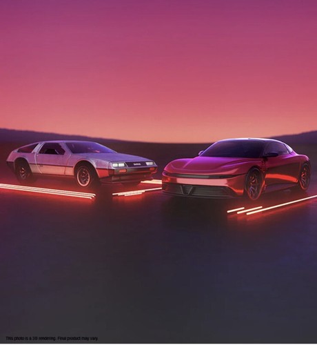 Hot wheels delorean dmc - hot,