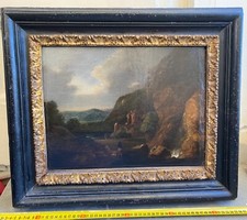 scuola Romana xvii cornice salvator rosa 