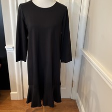 Abito midi nero nuovo con