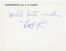 Abraham H. Reskin - Firma ritagliata