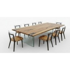 Tavolo completo in legno