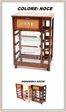 CARRELLO LEGNO NOCE CON PORTA