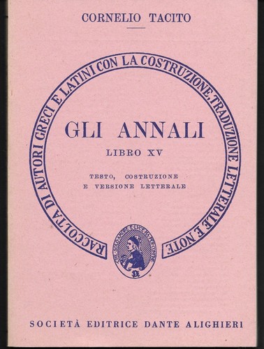 Tacito cornelio gli annali - cornelio,,