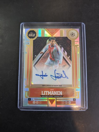 Ajax litmanen topps gold - ajax,