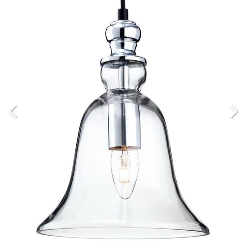 Plafoniera campana vetro - vetro, x2