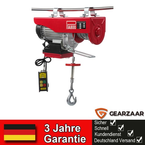 Paranco elettrico fune 400kg - elettrico, a