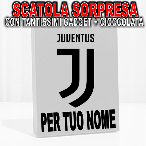 Juventus scatola con - con, nome