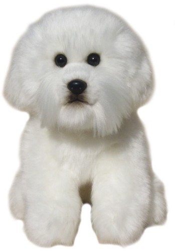 Bichon frise cucciolo peluche - bichon,
