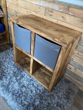 Mobile Kallax rustico in legno