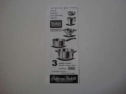 Advertising pubblicità 1961 - advertising,