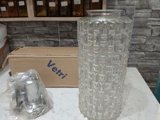 Lampadario Cilindrico In Vetro