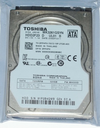 Toshiba 320 mk3261gsy - toshiba,