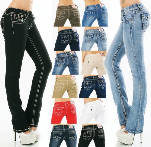Jeans donna pantaloni dritti