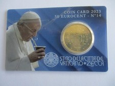 Città del Vaticano 2023 - 50 cent. coin card