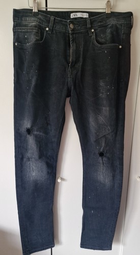 Jeans zara invecchiato vernice - invecchiato,