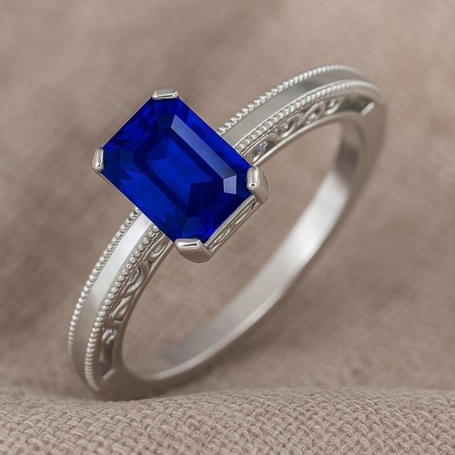 Zaffiro blu pietra preziosa