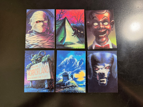 1996 topps goosebumps card - topps,