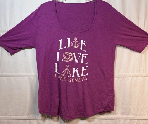 Shirt donna lake love - lake, life