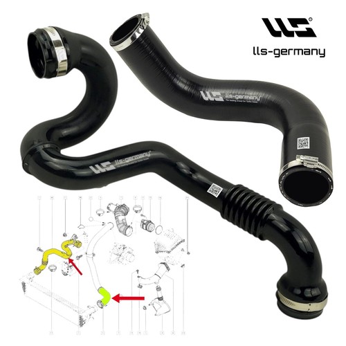 Tubo intercooler condotto - 2x,