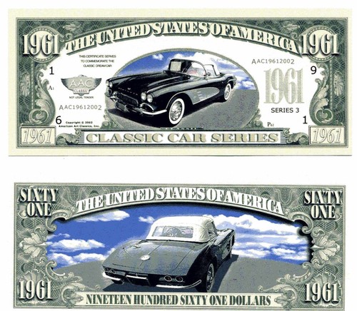 Corvette 1961 billet million - corvette,