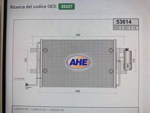 Golf radiatore aria - radiatore,