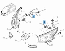 Lampadina proiettore anteriore