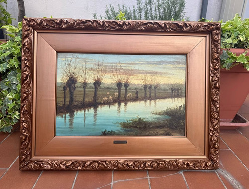 Dipinto olio di giacomo - dipinto,
