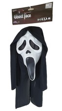 Maschera horror originale con licenza Scream Ghost Face Halloween giorno notte assassini