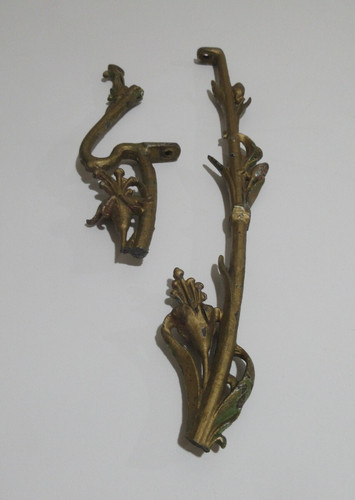 Aste metallo ornato - , 16"