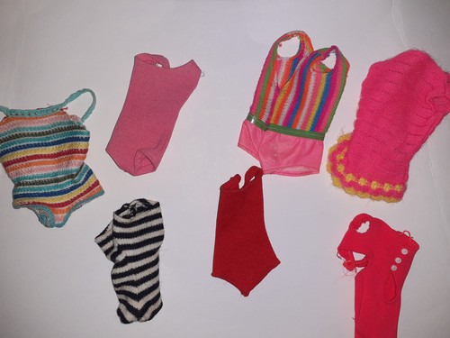 Lotto costumini barbie anni - lotto, 7