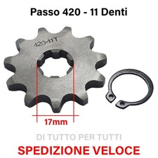 PIGNONE 11 DENTI PASSO CATENA