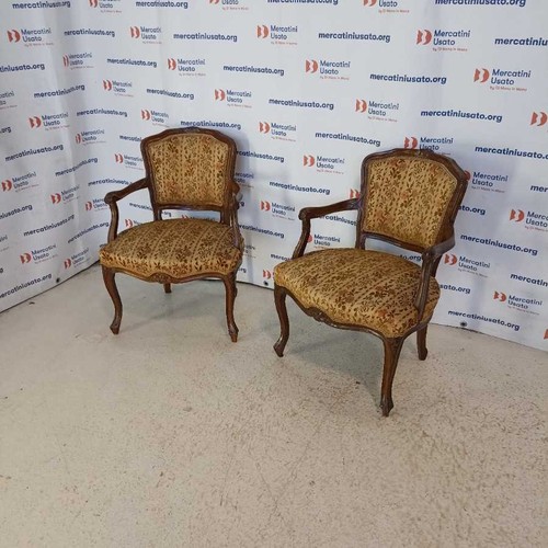 Coppia poltroncine antiche - coppia,