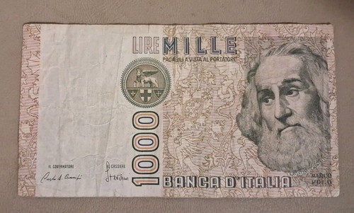 1982 italy 1000 - 1000, note