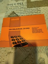 Divisumma 31 PD Libretto Istruzioni
