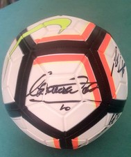 Pallone Calcio No MagliaNike Autografi AS Roma, No Lazio, Juve Inter Milan Napol