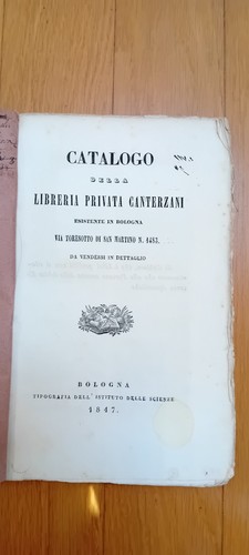 Catalogo della libreria - catalogo,