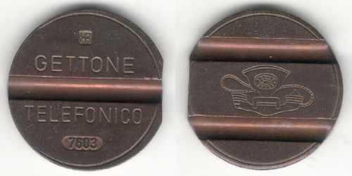 Gettone telefonico ipm - gettone, 7603