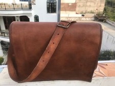 Borsa da uomo in vera pelle vintage borsa messenger borsa valigetta per laptop