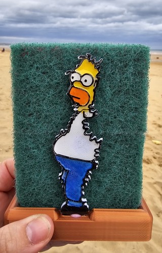 Portaspugna homer simpson bush - portaspugna,