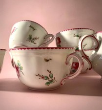 Servizio 6 tazze da tè e 1 zuccheriera. RICHARD GINORI,  DOCCIA Firenze, Amalfi